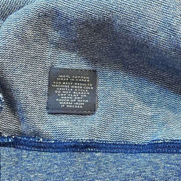 Turtleson Men’s 1/4 Zip Golf Vest Size Large Knit Cotton Comfort Navy - Picture 4 of 6